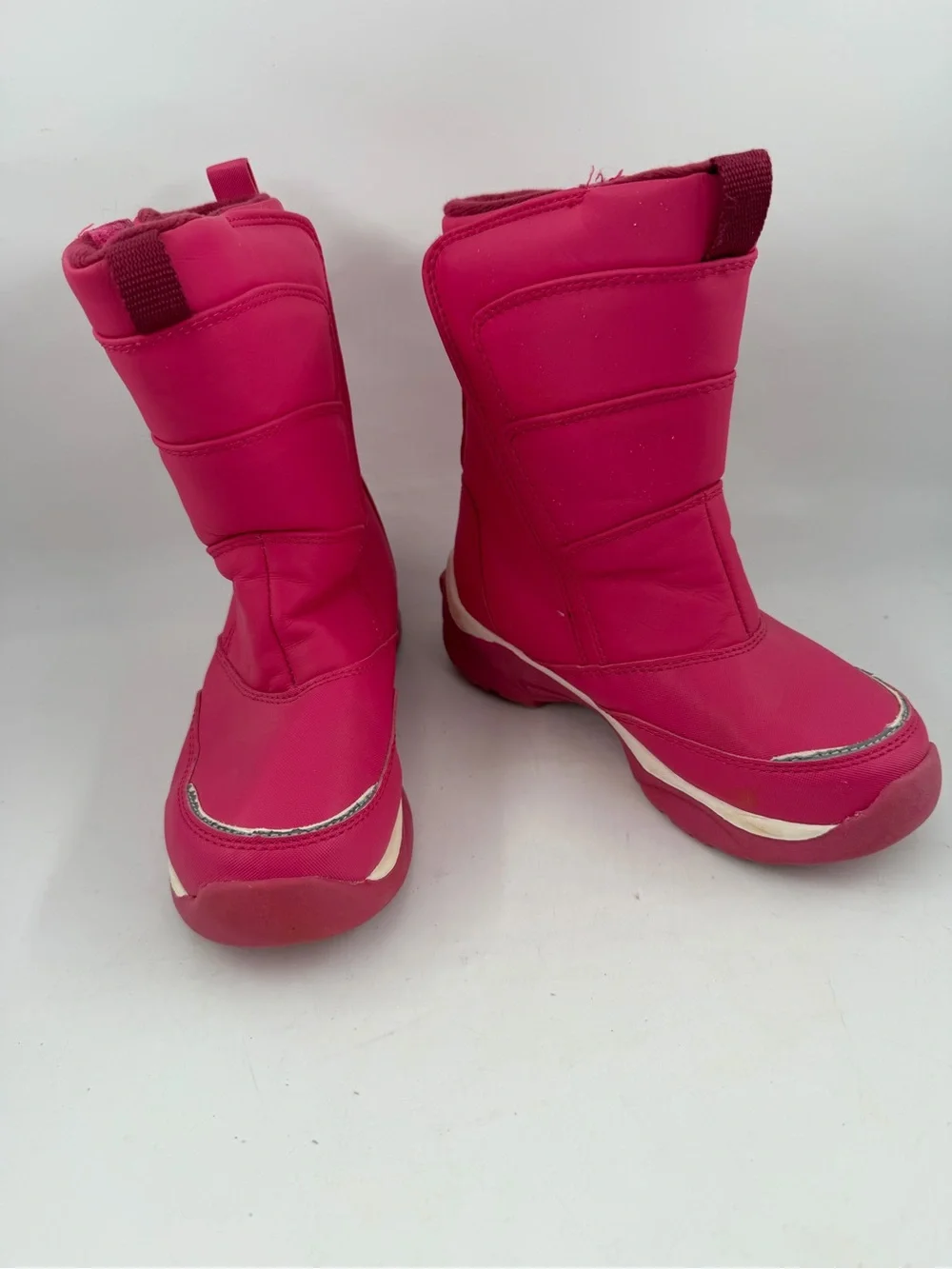 Lands End Girl’s Pink Insulated-SZ 13C M- Winter Snow Boots